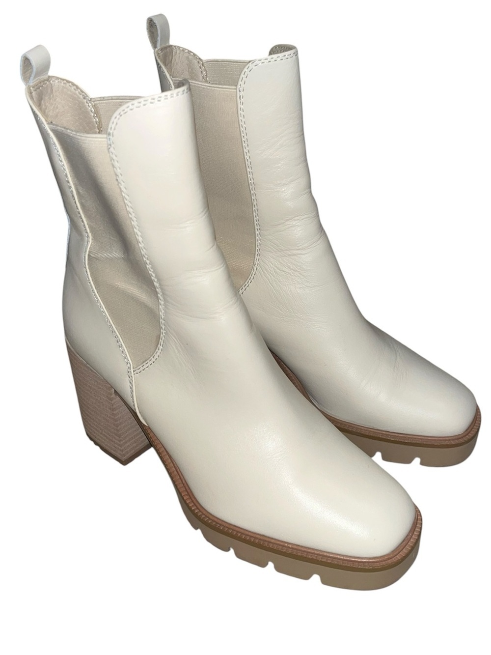 Sam Edelman Rollins Chelsea Boot Modern Ivory Size 8.5M - Picture 4 of 14